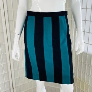 Vintage Jacques Fath Boutique, womens striped lined skirt, 6.